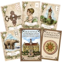 Kosmetinis defektas Old Style Lenormand Kortos US Games Systems